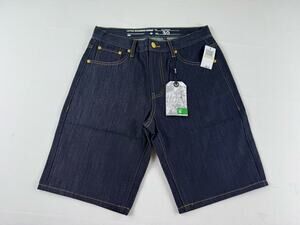 NWT LRG Mens 30 True Straight Dark Wash Denim Shorts